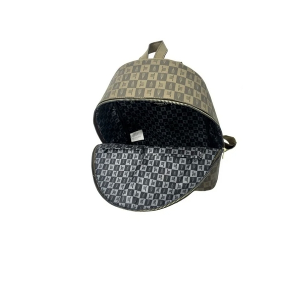 London Fog Raven Tower Signature Print Backpack 12\